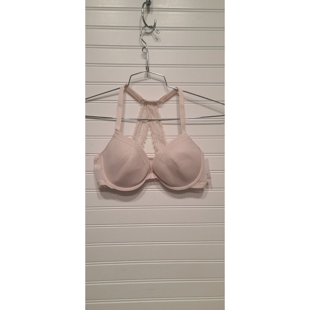 Auden Lightly Lined Demi Coverage Racerback Bra Size 36B NWT